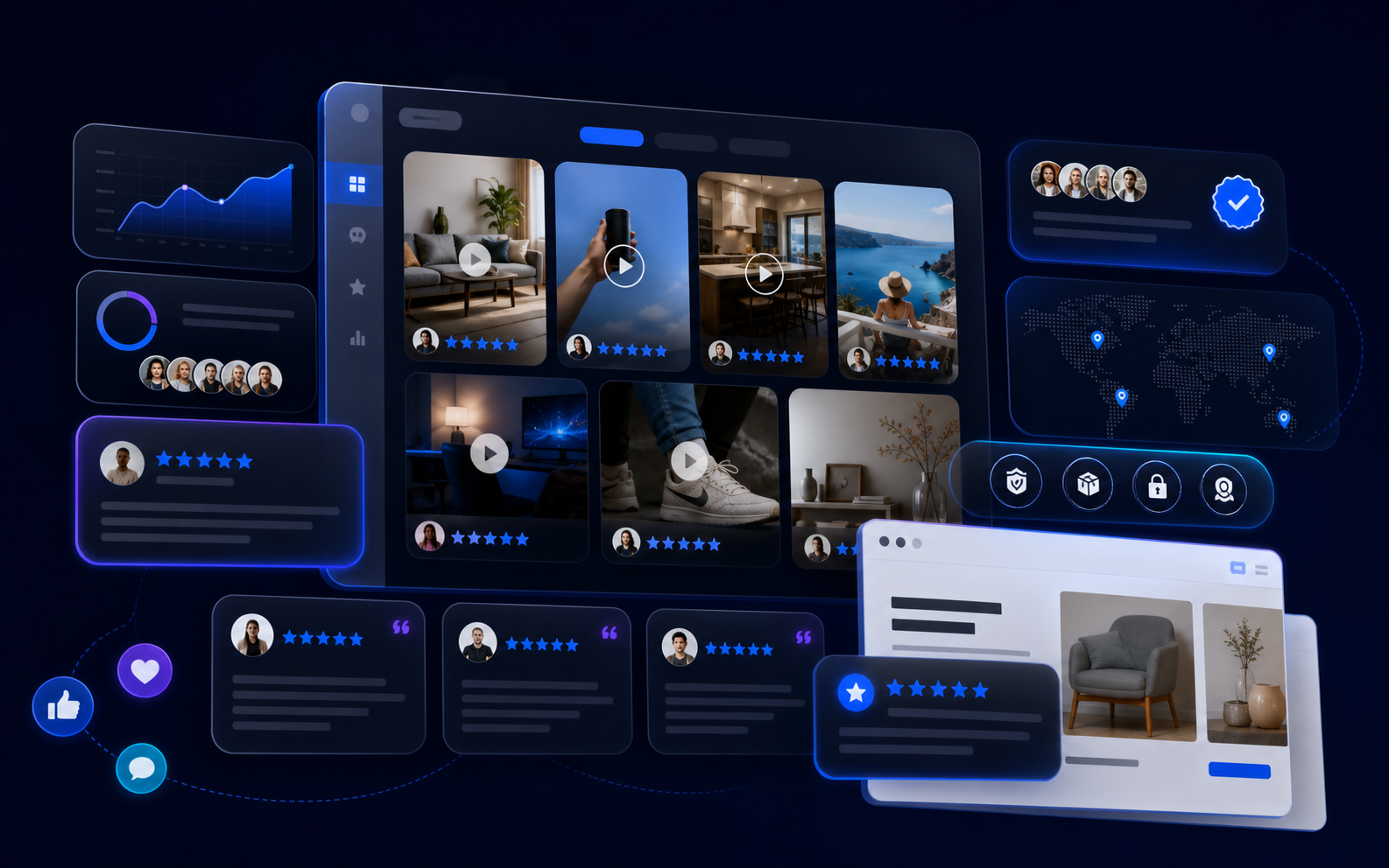 UGC et preuve sociale en interface moderne