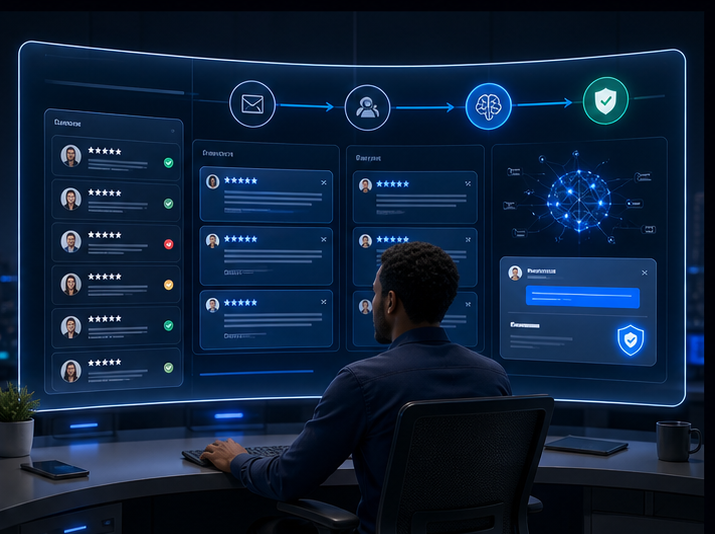 TrustedPulse review operations workflow dashboard